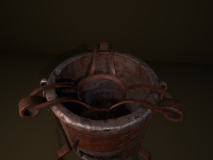 alchemical stove set Modello 3D