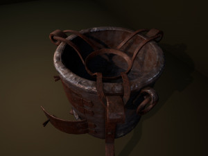 alchemical stove set Modello 3D