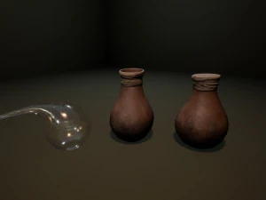 alchemical stove set 3D Model