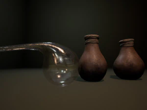 alchemical stove set 3D Model