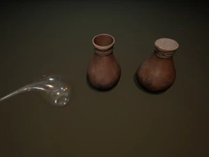 alchemical stove set 3D Model