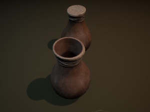 alchemical stove set Modello 3D