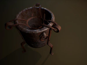 alchemical stove set 3D Model