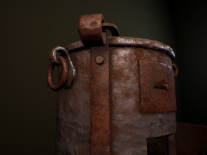 alchemical stove set Modello 3D