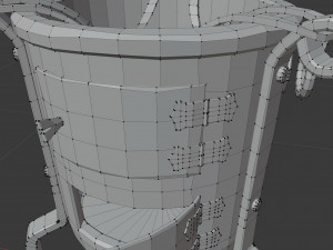 alchemical stove set Modello 3D