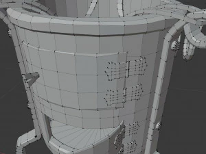 alchemical stove set 3D Model