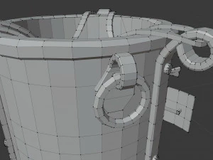 alchemical stove set 3D Model