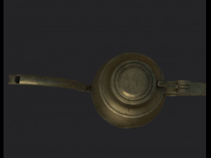 asian copper jug 3D 模型