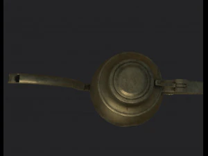 asian copper jug 3D Model