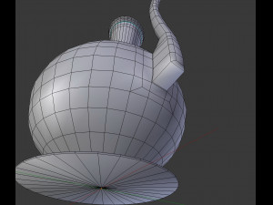 asian copper jug 3D 模型