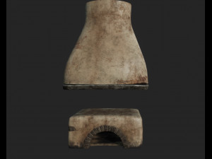 classic stove 3D मॉडल