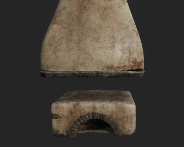 classic stove 3D मॉडल .c4d .max .obj .3ds .fbx .stl .blend 