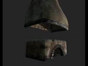 classic stove 3D मॉडल