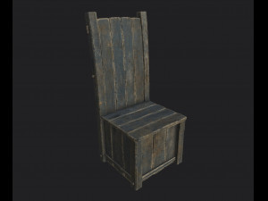 chair set Model 3D