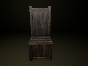 chair set Modello 3D