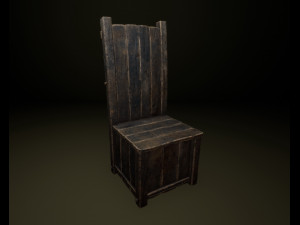 chair set Modello 3D