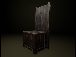 chair set Modello 3D