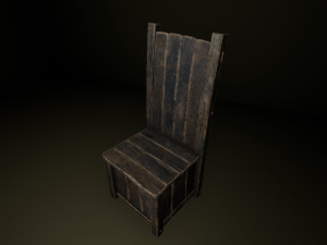chair set Modello 3D