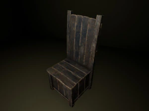 ensemble de chaises Modèle 3D