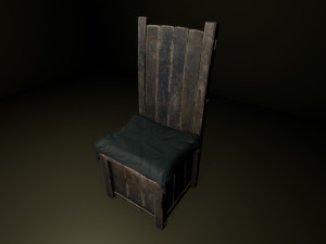 chair set Modello 3D