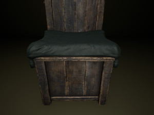 chair set Modello 3D