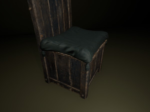 chair set Modello 3D