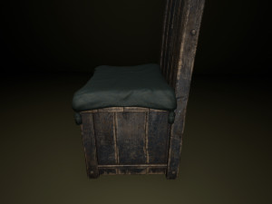 chair set Modello 3D