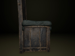 chair set Modello 3D