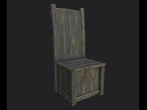 chair set Modello 3D