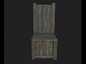 chair set Modello 3D