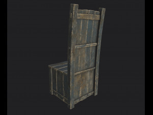 chair set Modello 3D