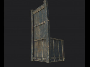 chair set Modello 3D