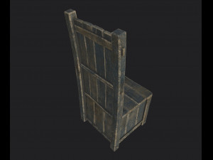 chair set Modello 3D