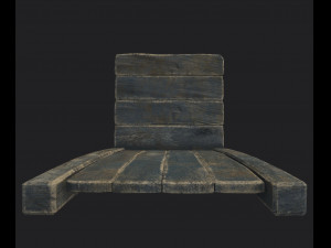 chair set Modello 3D
