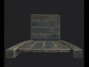 ensemble de chaises Modèle 3D