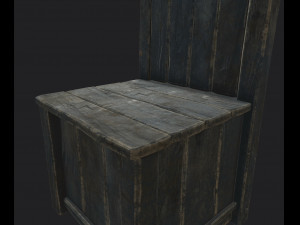 chair set Modello 3D