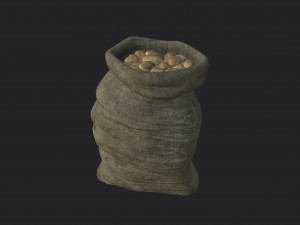 potato bag 3D Модель
