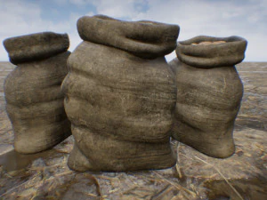 sac de pommes de terre Modèle 3D