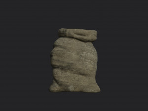potato bag 3D मॉडल
