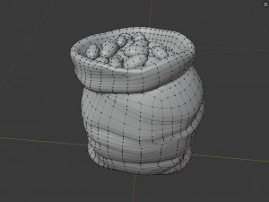 sac de pommes de terre Modèle 3D