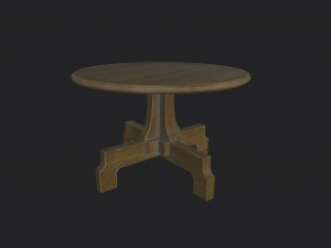 round table 3Dモデル