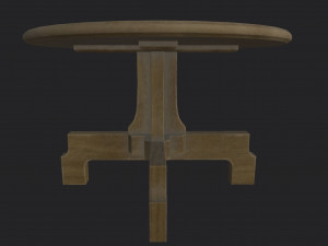 round table 3Dモデル