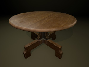 round table 3Dモデル
