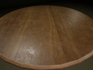table ronde Modèle 3D