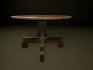 round table 3Dモデル