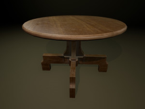 round table 3Dモデル