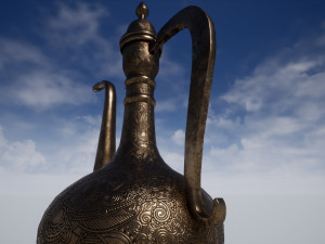 asian jug 3D Model
