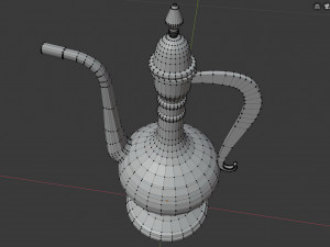 asian jug 3D Model