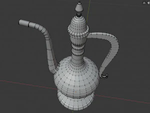 asian jug 3D Model