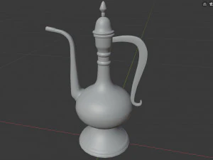 asian jug 3D Model